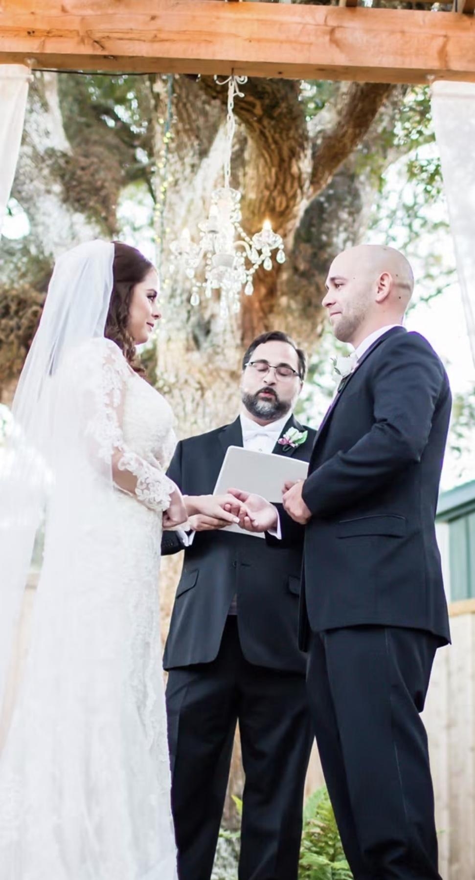 Webb Officiating a Marriage