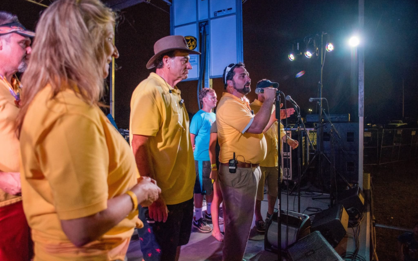 Webb Speaking at St. Charles Parish Crawfish Cookoff 